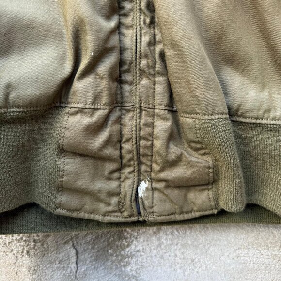 80's US Military Faded Mohawk Patch Tanker Jacket - Picture 6 of 8